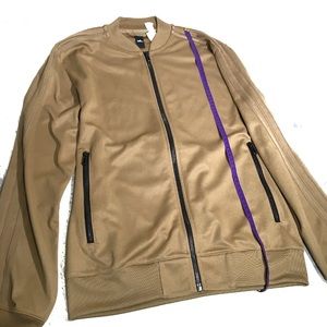 Gold adidas track jacket